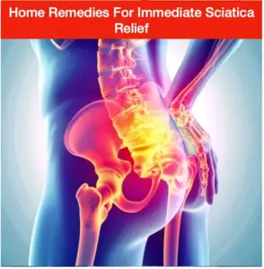 A picture showing sciatic nerve pain